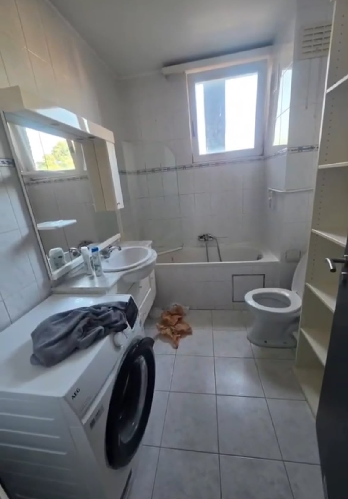 Badkamerrenovatie vóór de werken
