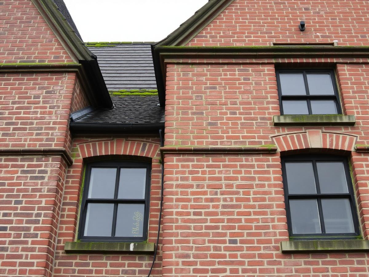 Gevelrenovatie vóór de werken